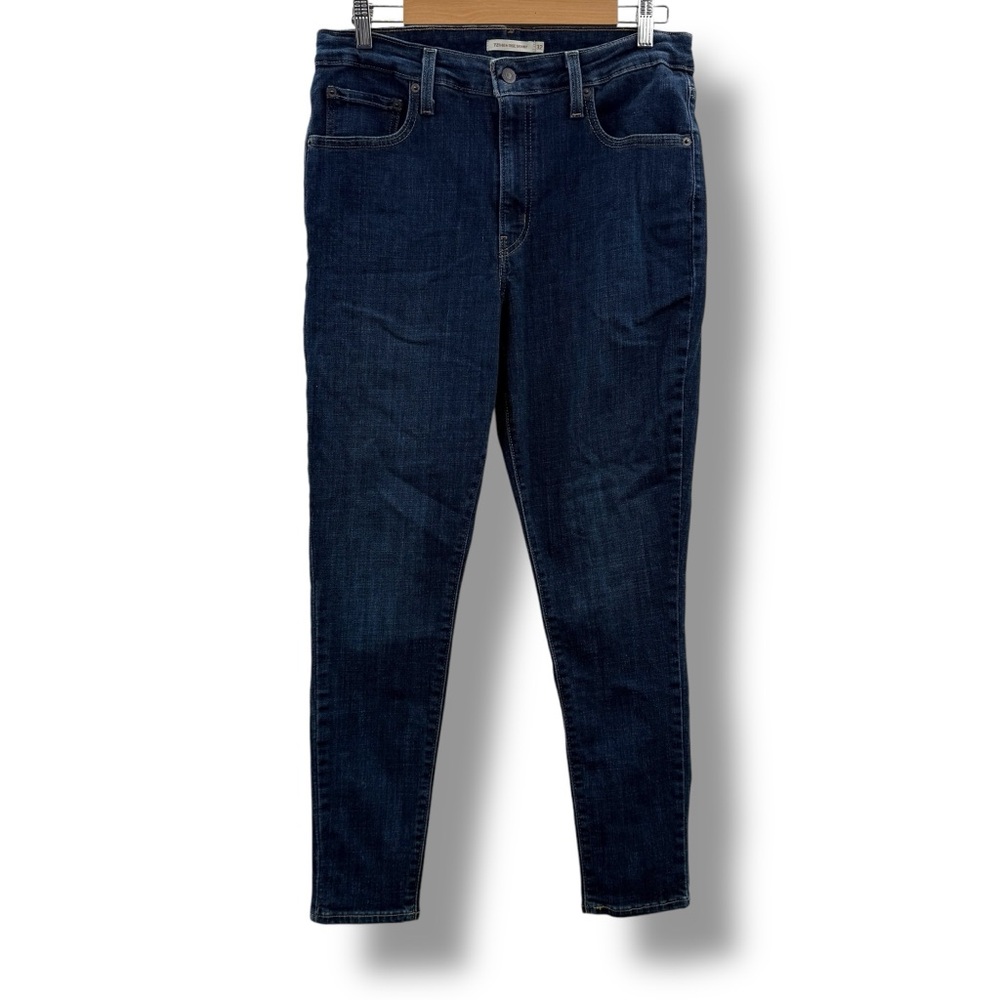 Levi's 721 High Rise Skinny Jeans Dark Wash Sz 32 Plus